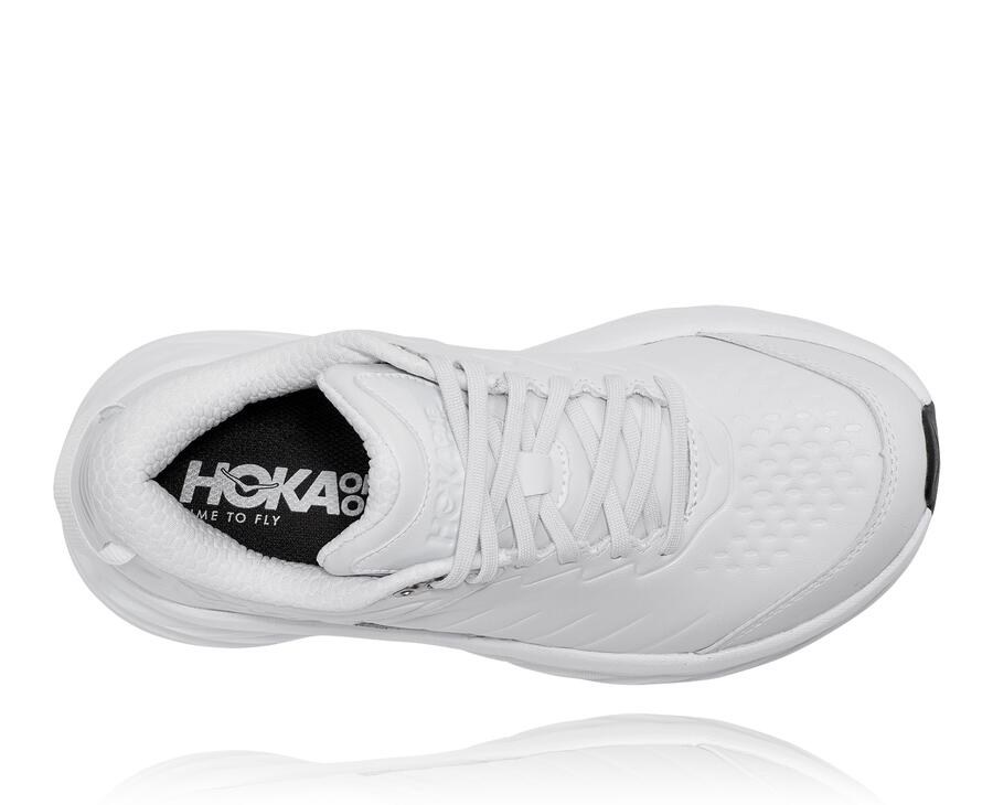 Hoka One One Bondi Sr Löparskor Dam - Vita - ACLPR-5810